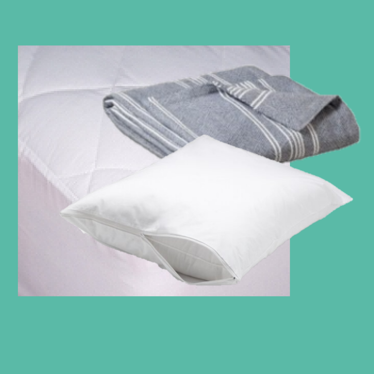 Bedding Basics w/Pillow Protectors - Queen Size (2-Weeks)