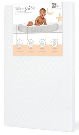 Dream On Me Holly 3” Mini/Portable Crib Mattress