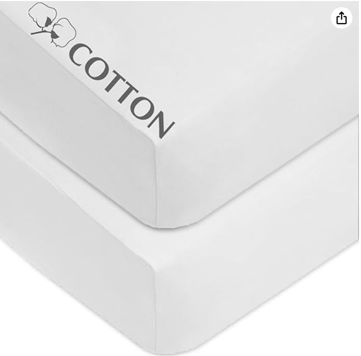 Crib sheet for mini portable crib