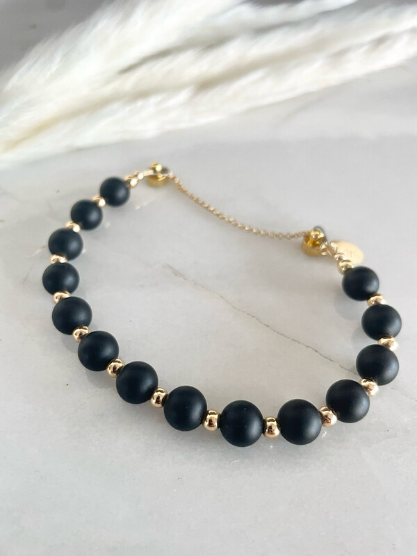 BOSS Babe - Matte Onyx Bracelet