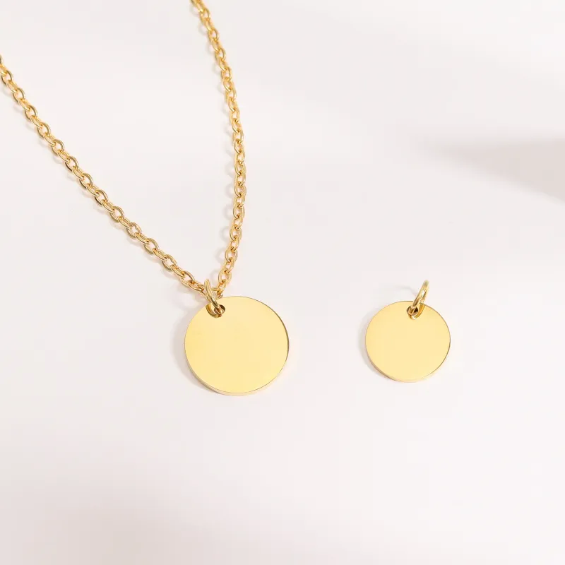 Round Pendant Necklace