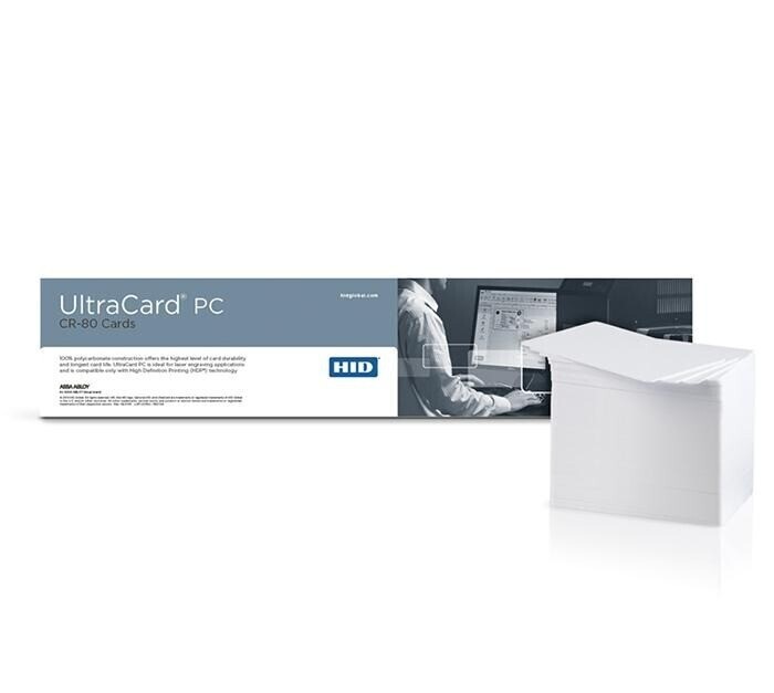 HID UltraCard Blank Polycarbonate Cards