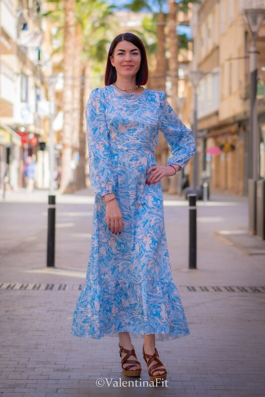 LONG BLUE DRESS