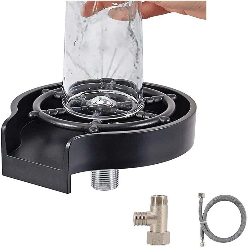 Cup Flusher Glass Rinser Bar Cup Automatic Cleaning Cup Sink Accessories Class Rinser