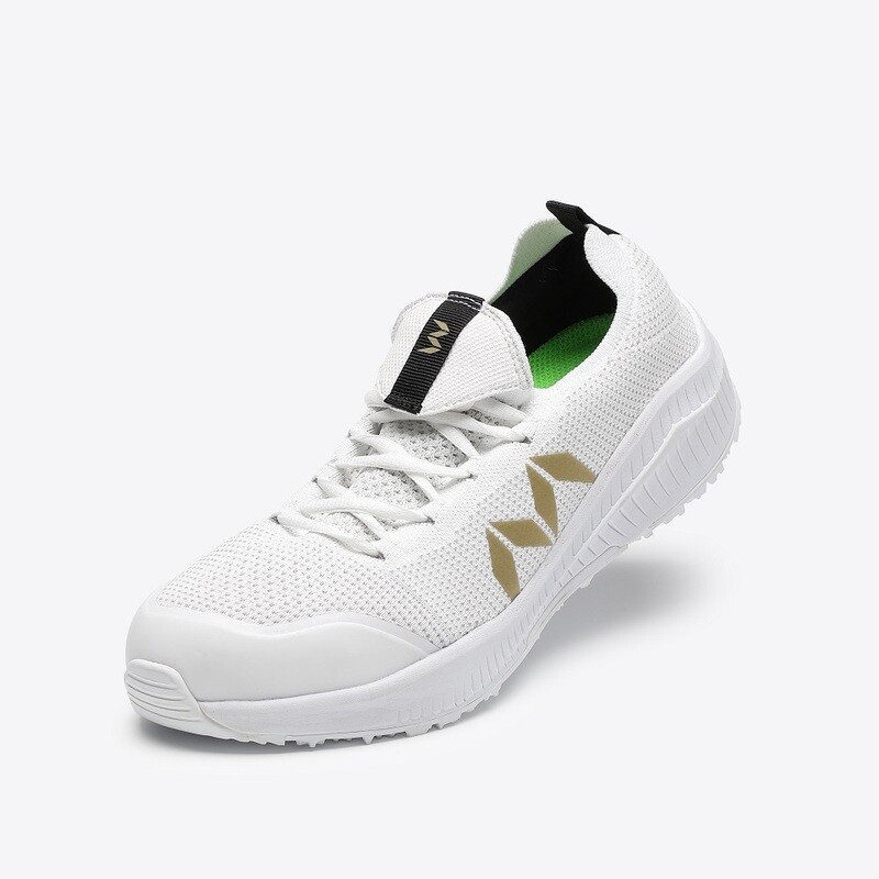 Mandom Knit SOC#201 Work Shoes (White)