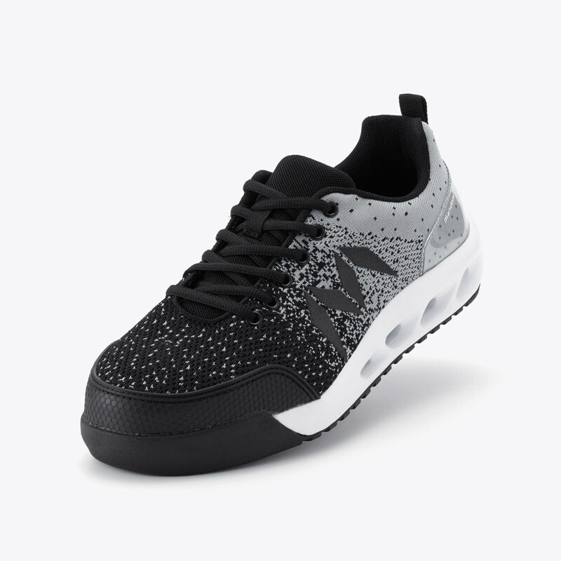 Mandom Knit #001 Work Sneaker (Gray &amp; Black)