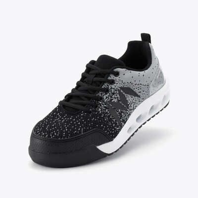 Mandom Knit #001 Work Sneaker (Gray &amp; Black)