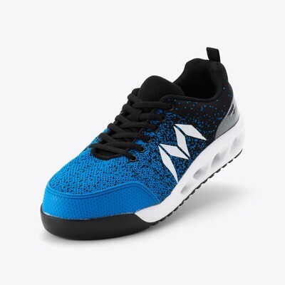 Mandom Knit #001 Work Sneaker (Blue &amp; Black)