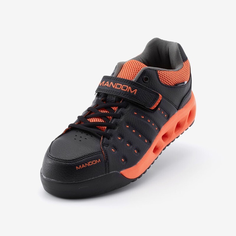 Mandom Safety #737 Work Shoes (Black)
