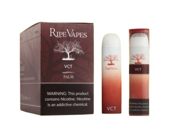 Ripe vap palms disp, Available flavors: VCT - Vanilla custard tobacco