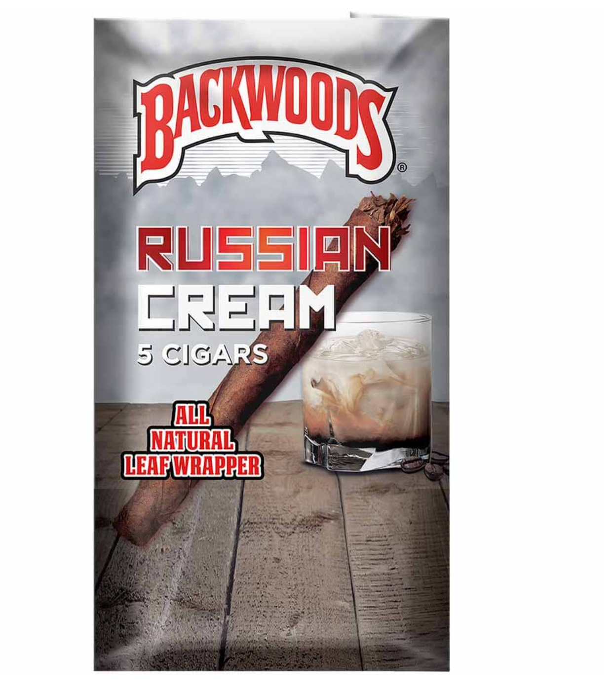 Backwood Cigar - Pack of 5 in 1 (original), Available flavors: Russian cream
