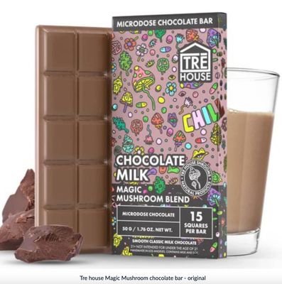 Tre house Magic  Mushroom chocolate bar - original