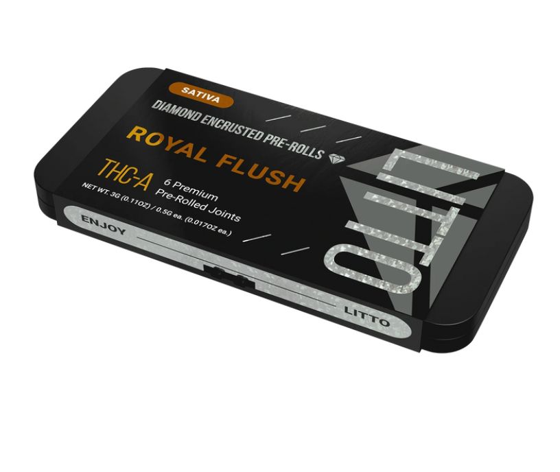 LITTO THC A Diamond Encrusted Pre-Rolls 6cts