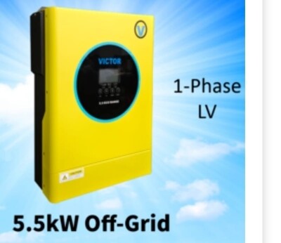 VICTOR 5,5KW inverter 100amp mppt
