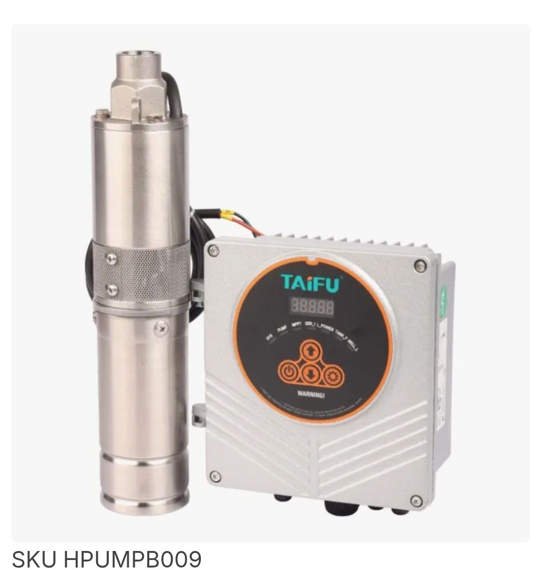 Taifu 3&quot; Solar DC Bore Hole Pump 250W 24V DC (3TSS1.5-65-24/250)