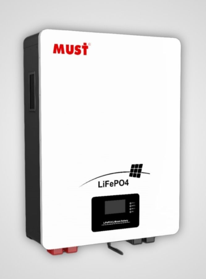 MUST 5.12KWH 48V 100AH LITHIUM BATTERY