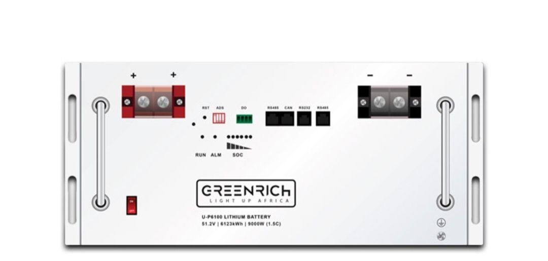 Greenrich 6.1kwh lithium battery AU9000  ,UP6100
