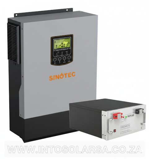 5KVA SINOTEC with 6,1 KWH Greenrich combo