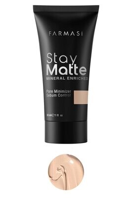 Stay Matte Foundation, 30 ml (03 Natural)