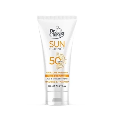 Sun Science Face and Body Lotion, SPF 50, 150 ml