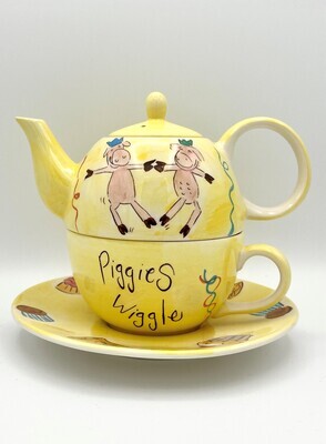 Vintage - Tea for One "Piggies Wiggle"