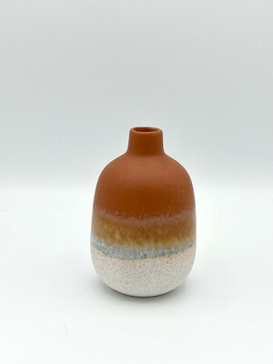 Kleine Vase von Sasse Belle - braun - Preloved