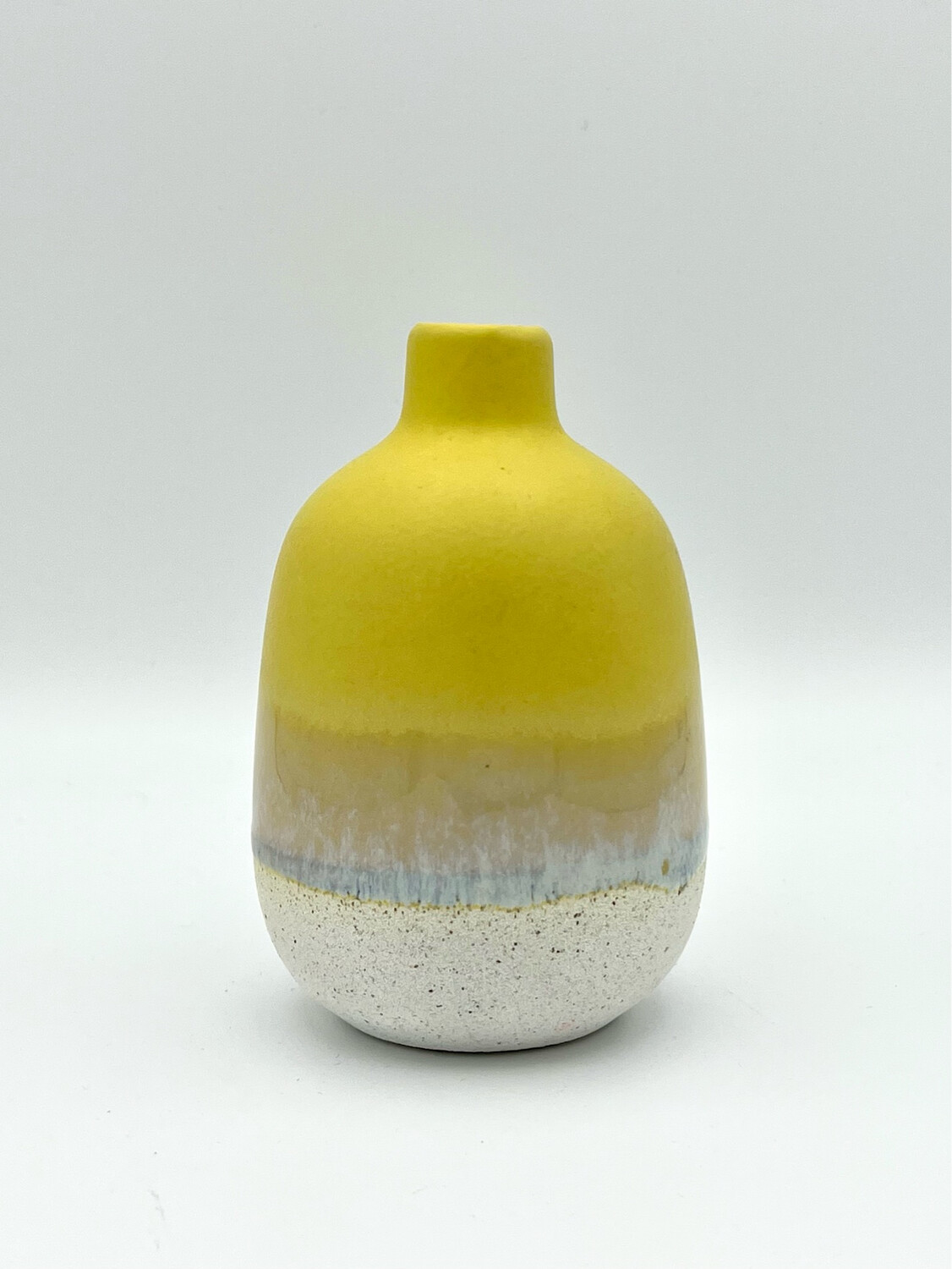 Kleine Vase von Sasse Belle - Gelb - preloved