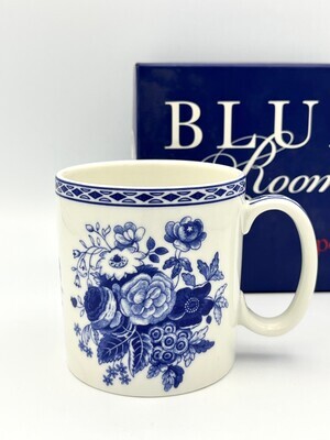 Tee- oder Kaffeebecher "Blue Room" Kollektion von Spode - Motiv "Blue Rose"