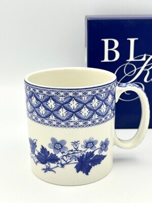 Tee- oder Kaffeebecher "Blue Room" Kollektion von Spode - Motiv "Geranium"