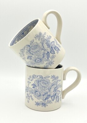 2er Set, Tee- oder Kaffeebecher der Kollektion "Blue Asiatic Pheasants" von Burleigh
