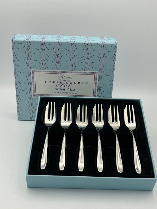 6 er Set Kuchengabeln