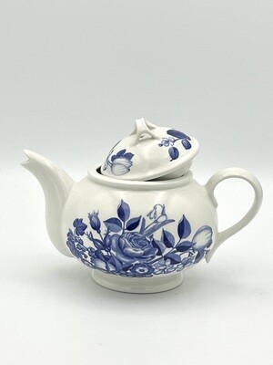 Kleine Teekanne aus der Kollektion "Harvest Blue" von Portmeirion