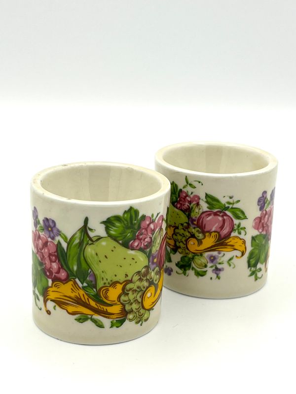 Set aus 2 Eierbechern Set aus 2 Eierbechern "Tutti Frutti"
