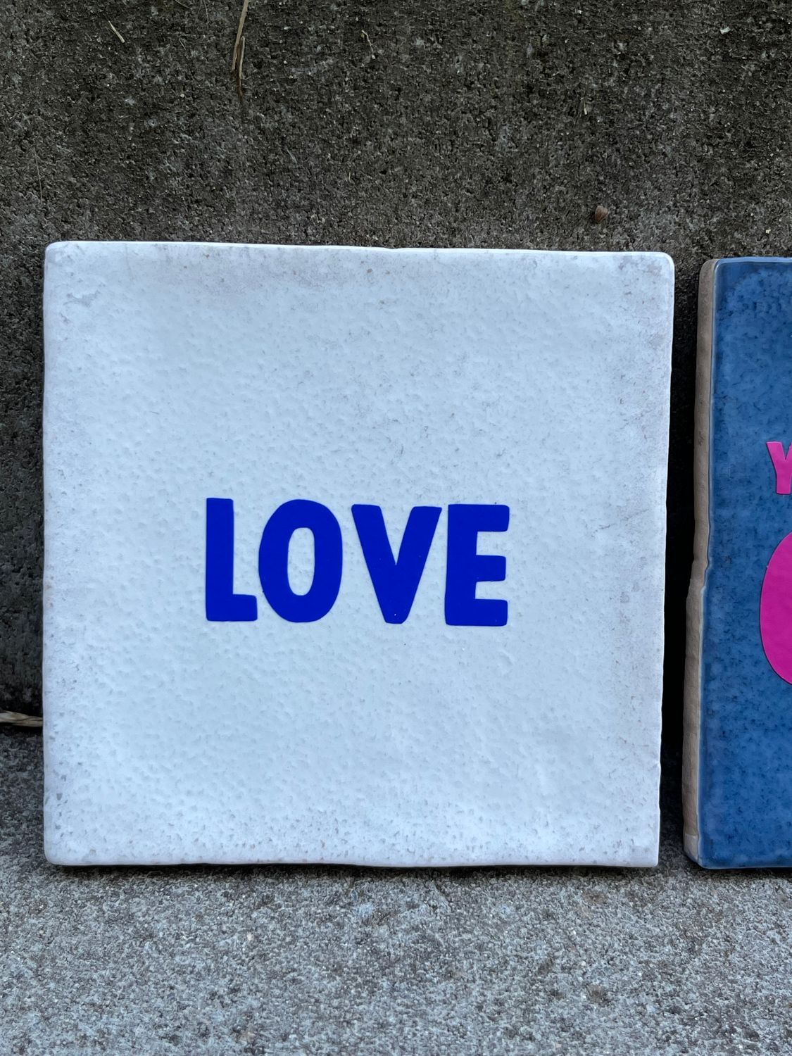 Deko-Fliese &quot;LOVE&quot;