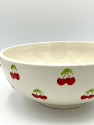 Schale mit Kirschen-Motiv