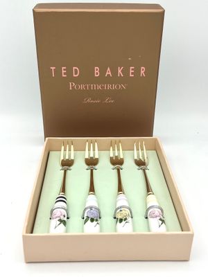 Kuchengabeln der Kollektion Rosie Lee - 4er Set