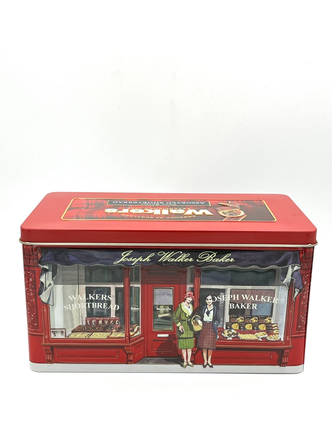 ​Blechdose im Design einer Bäckerei von Walkers Shortbread