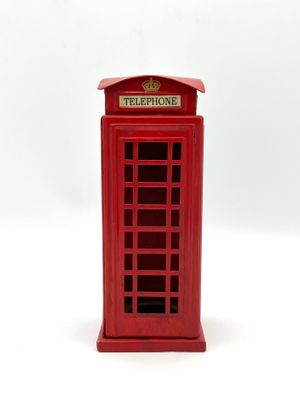 &quot;London-Flair zum Sparen – Spardose im Design der ikonischen roten Telefonzelle&quot;