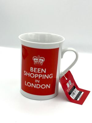Porzellantasse &quot;Been shopping in London&quot;