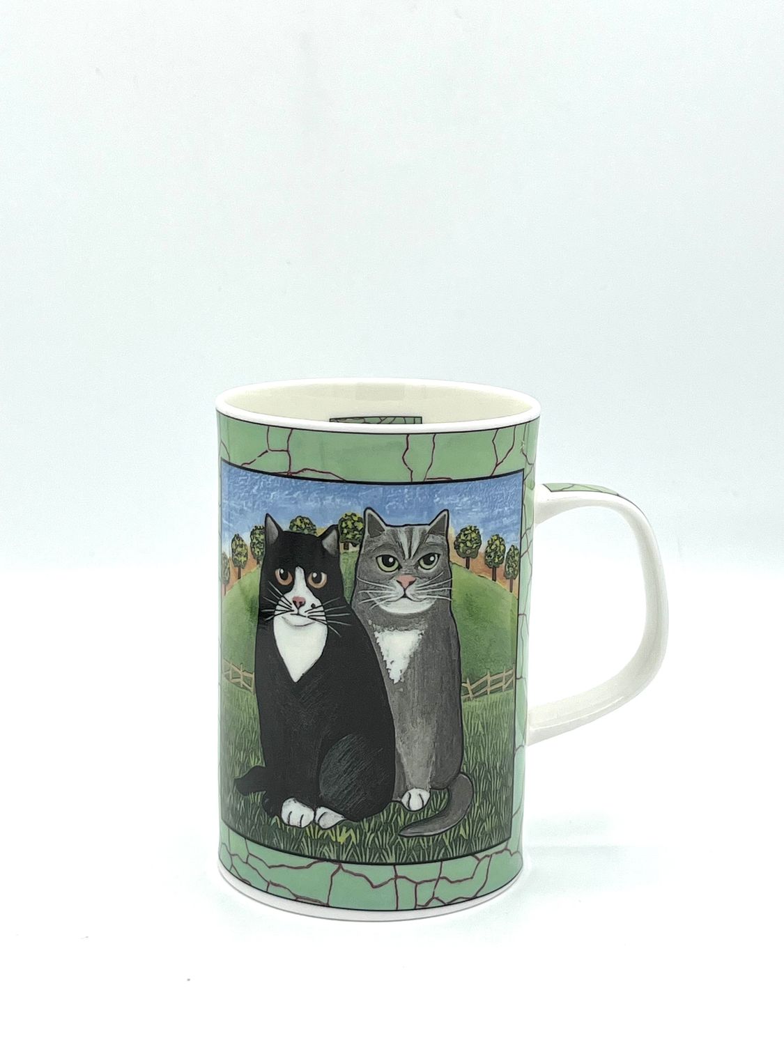 Becher mit Katzenmotiv - Illustration von Sharon Lewis