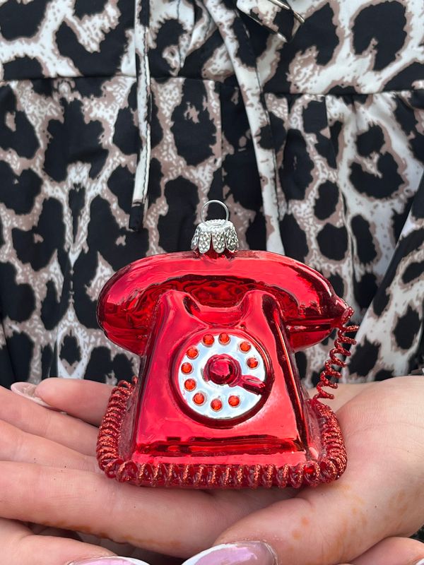 Christbaumanhänger Christbaumanhänger "Rotes Telefon"