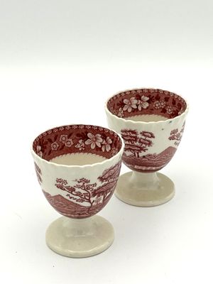 Eierbecher-Set &quot;Spode’s Copeland England – Rural Scenes&quot;