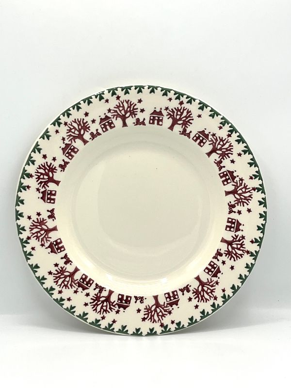 Großer Teller mit Weihnachtsmotiven (26,7 cm) Großer Teller mit Weihnachtsmotiven (26,7 cm)