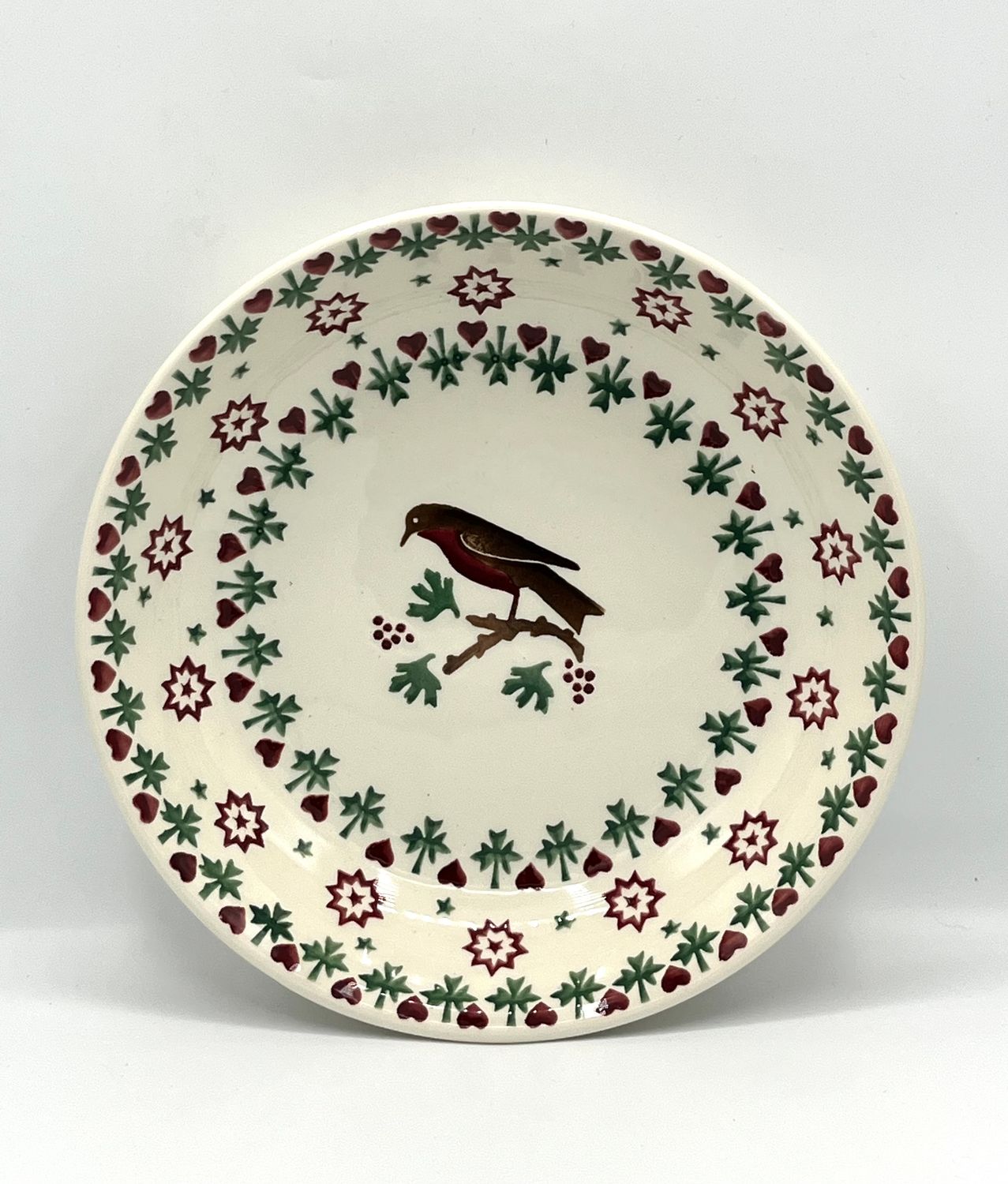 Großer, tiefer Teller mit Weihnachtsmotiven (24 cm) Großer, tiefer Teller mit Weihnachtsmotiven (24 cm)