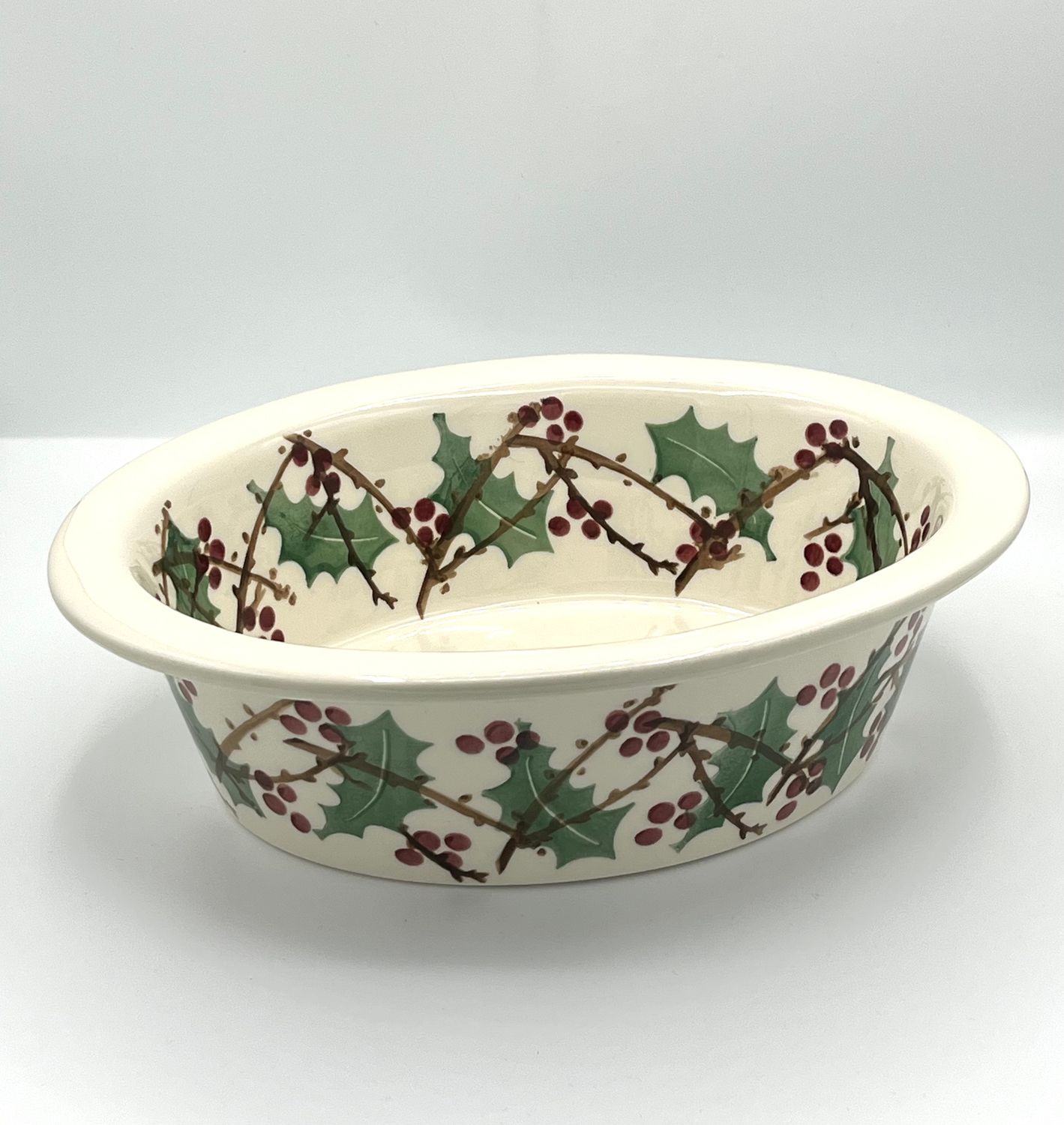 Große Auflaufform mit Weihnachtsmotiven