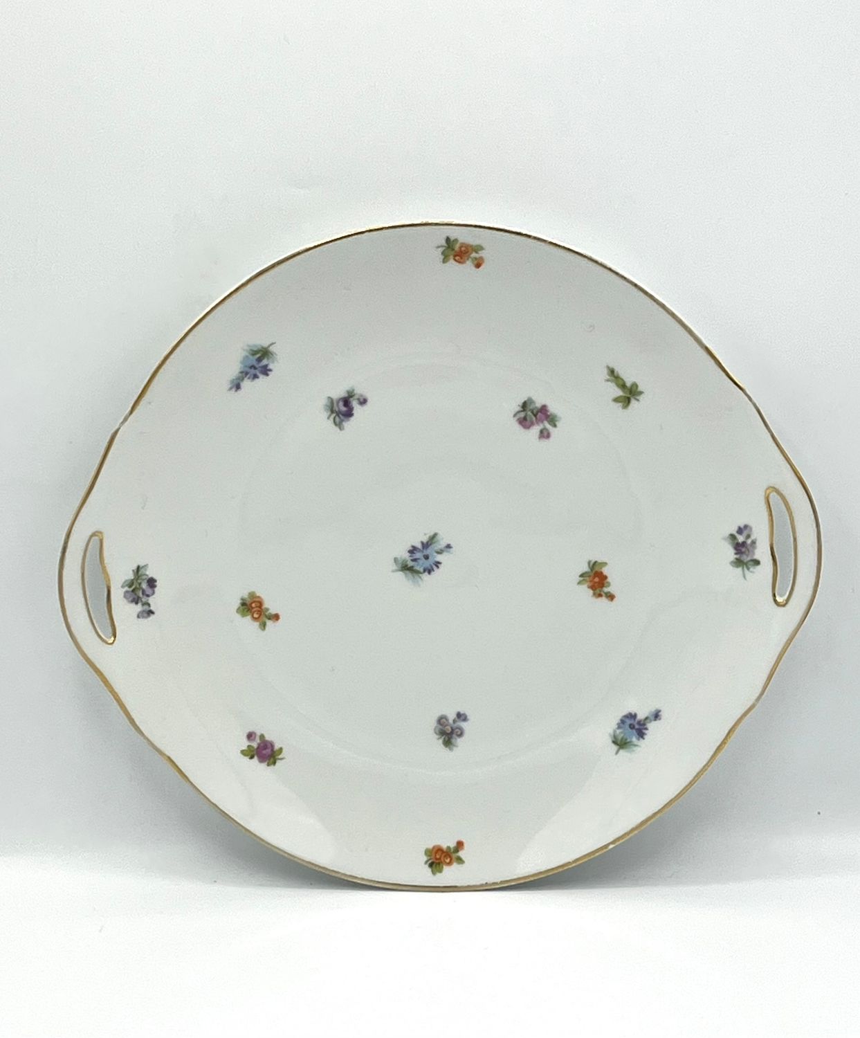 Romantische Gebäckplatte mit Griff (28 cm)