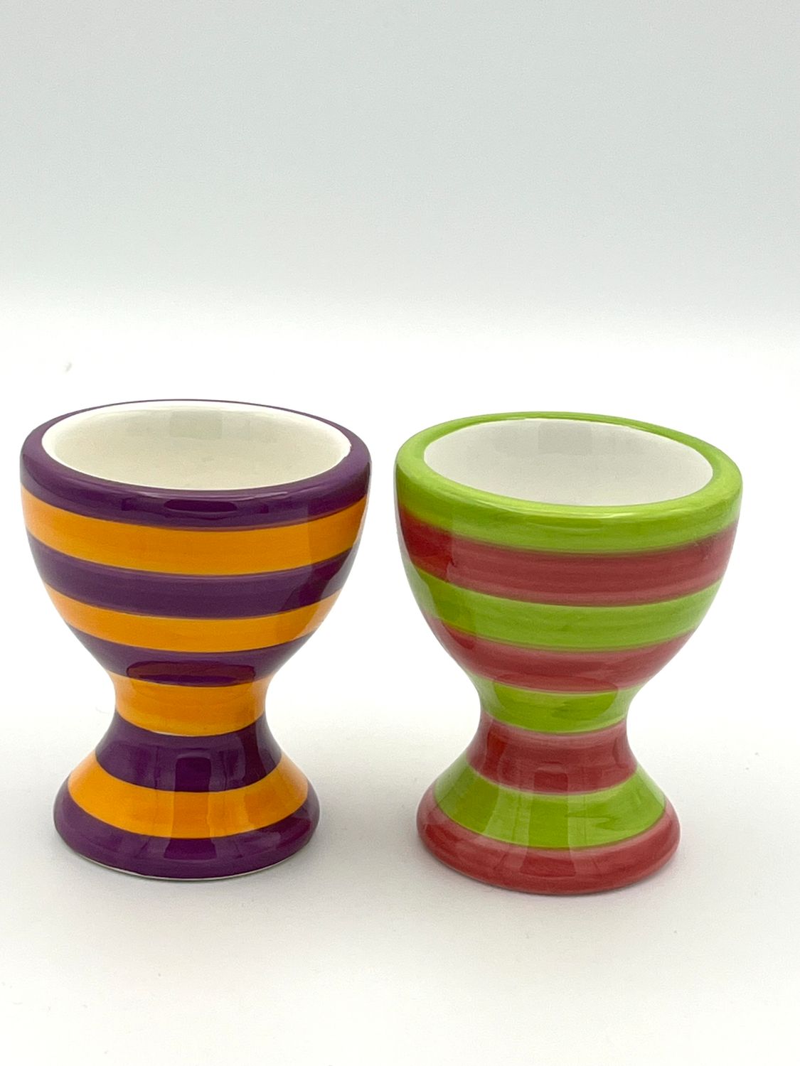 Set aus 2 Eierbechern "Funky &amp; bright"