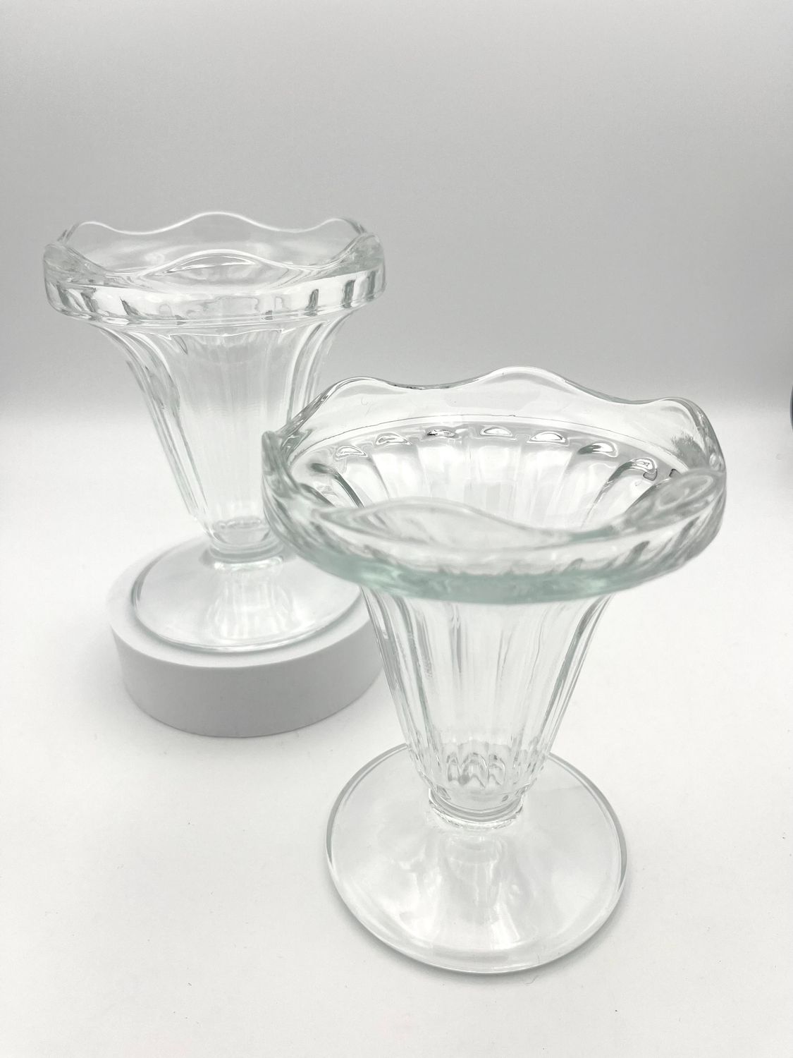 Dessertgläser aus Glas, 2er Set