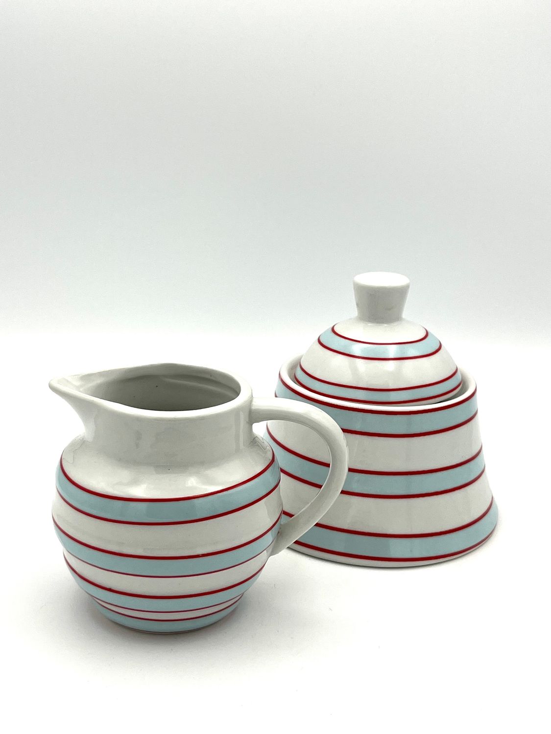Milch- und Zucker Set "Stripes"