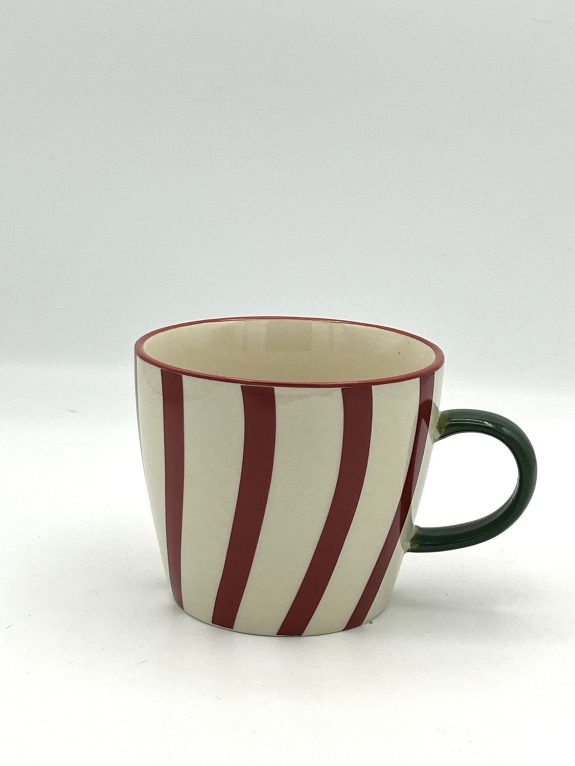 Tasse mir roten Streifen